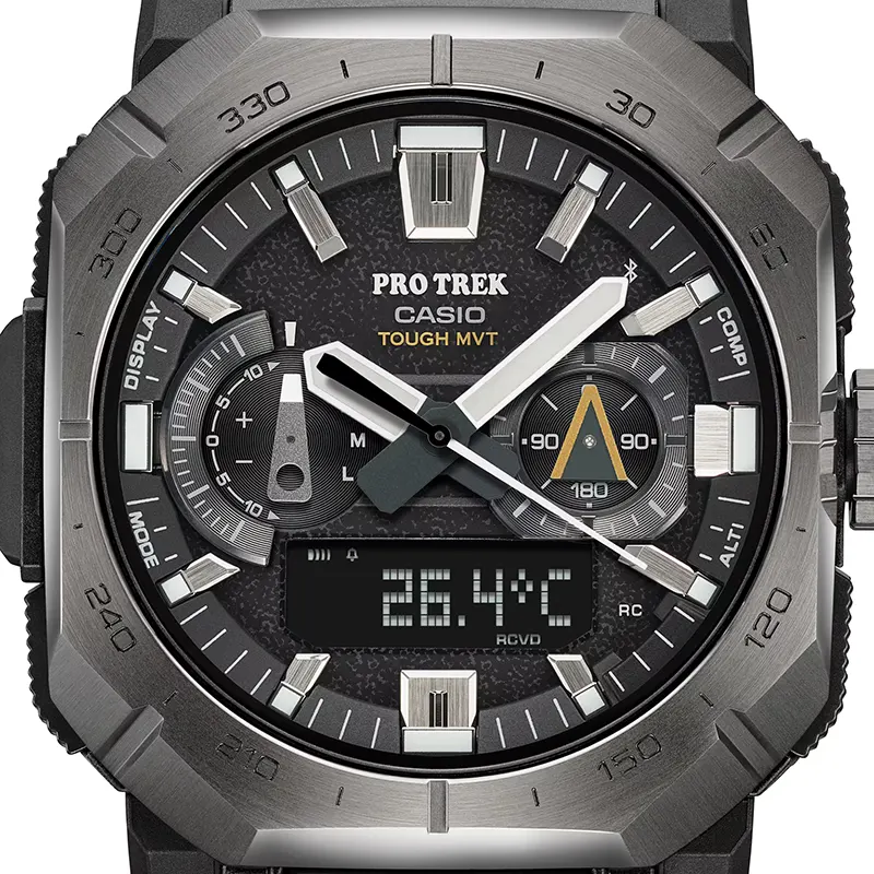 Casio Pro Trek Yosemite Black Carbon Solar Power Men's Watch- PRW-B1000-1